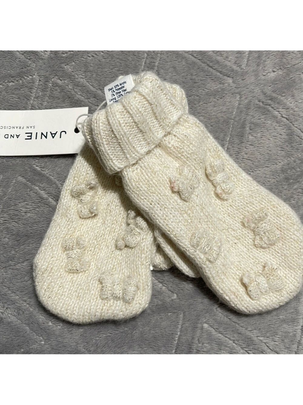 𝅺janie and Jack bow mittens